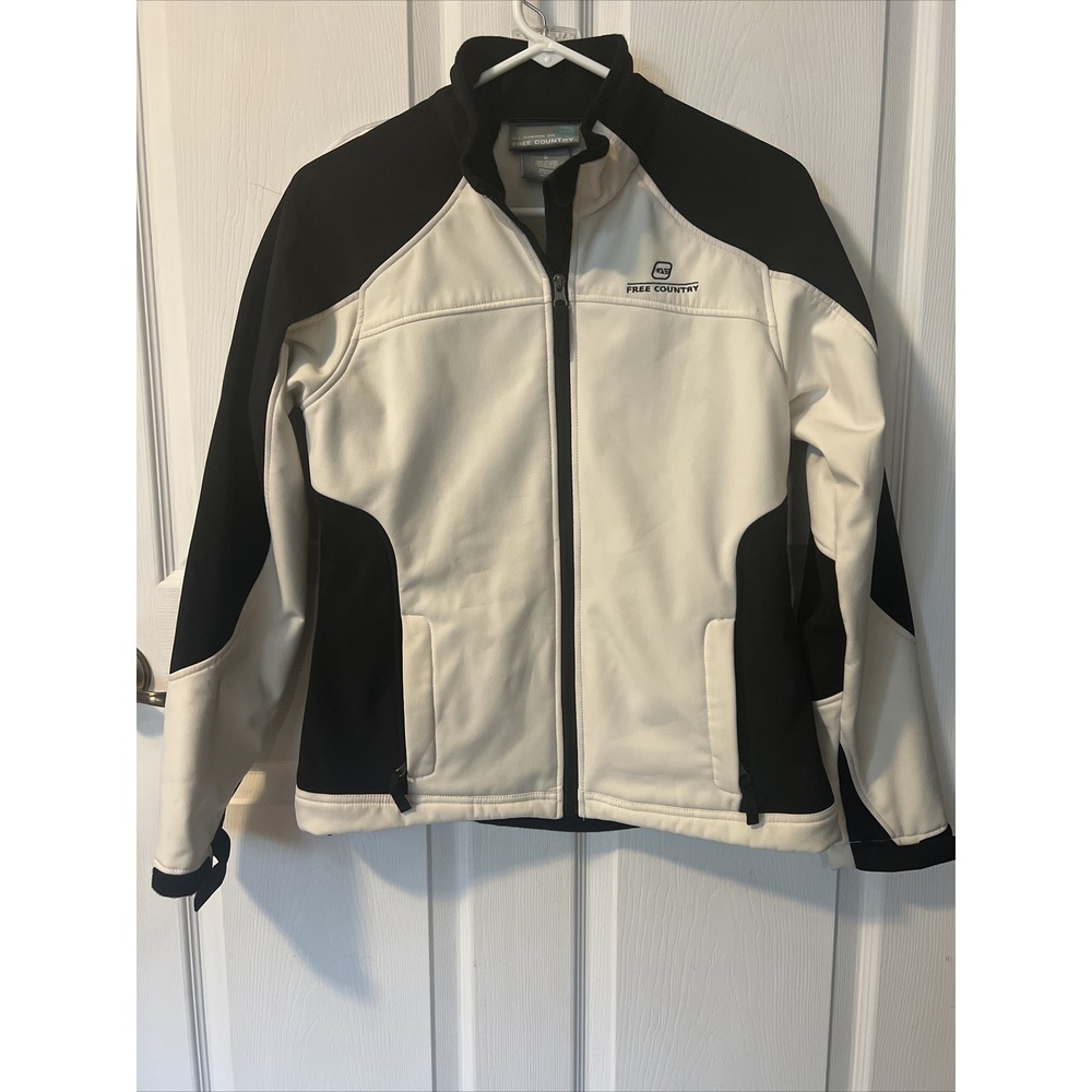 Free Country Black & White Winter / Fall Jacket Size Small